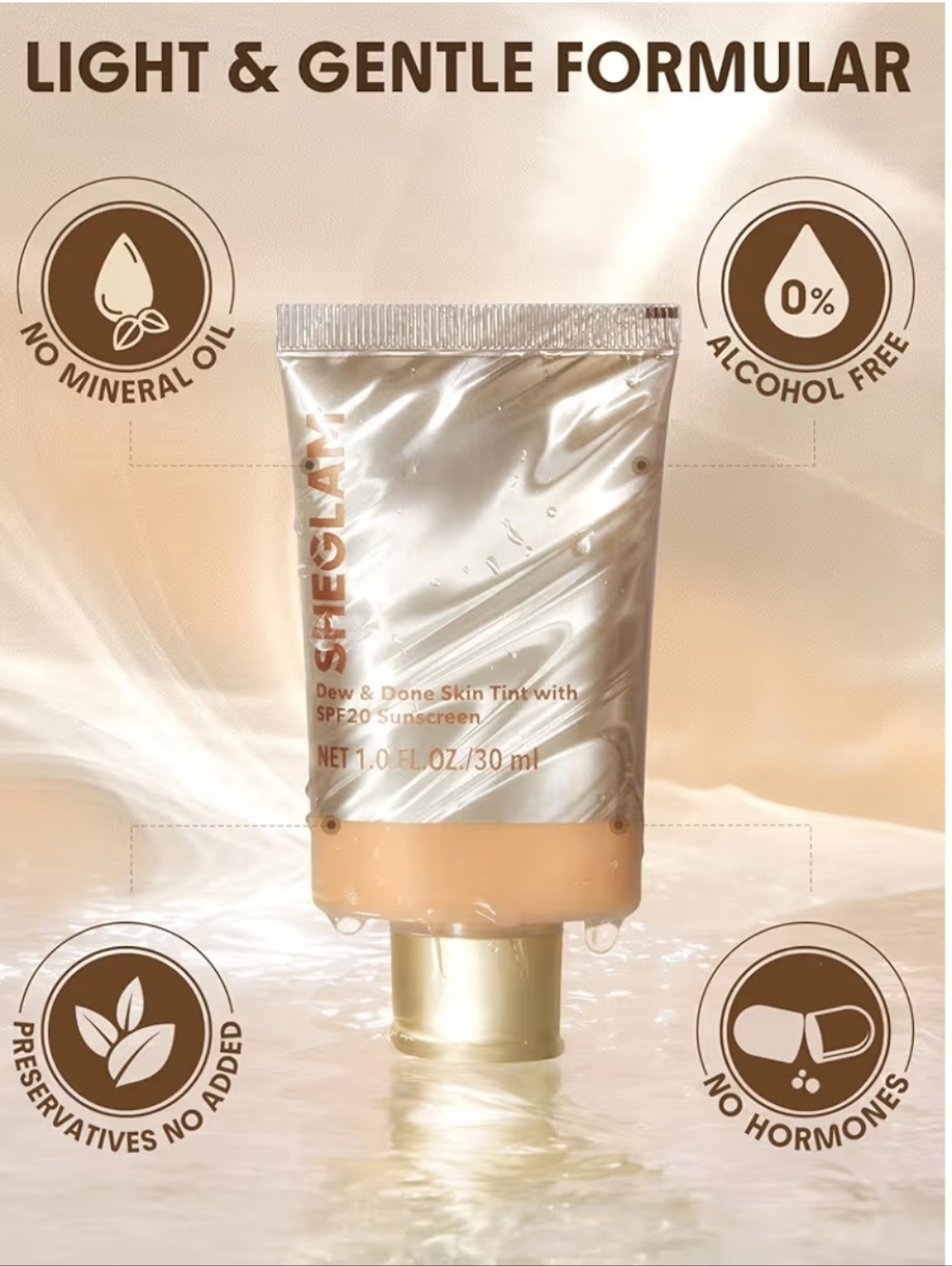 SHEGLAM Dew & Done Skin Tint with SPF20